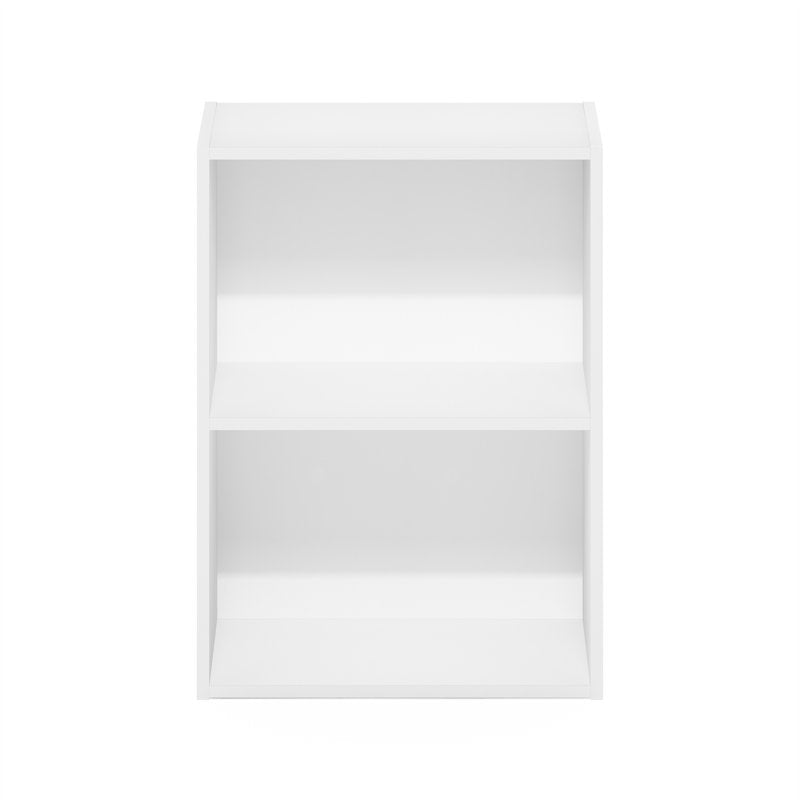 2-Tier Open Shelf Bookcase - Modern Storage for Any Room