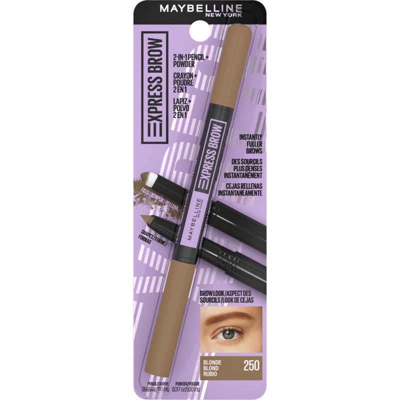 2-In-1 Eyebrow Pencil and Powder Duo - Blonde - 4 Pack