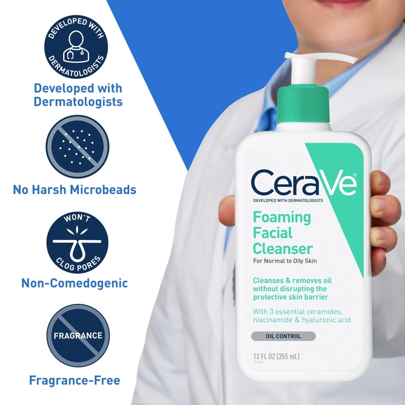 Foaming Facial Cleanser for Normal to Oily Skin - 16 fl oz
