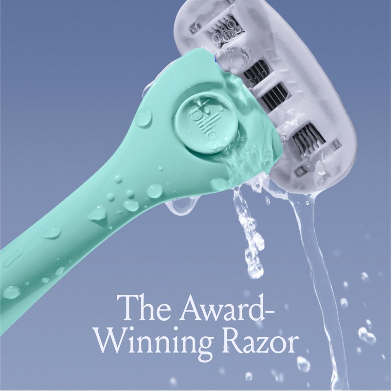 Women’s Razor Kit with 5-Blade Refills & Magnetic Holder - Minty