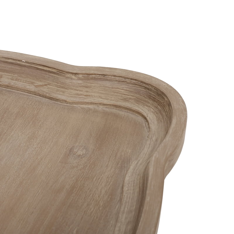 Accent Table with Hourglass Design - French Country Style