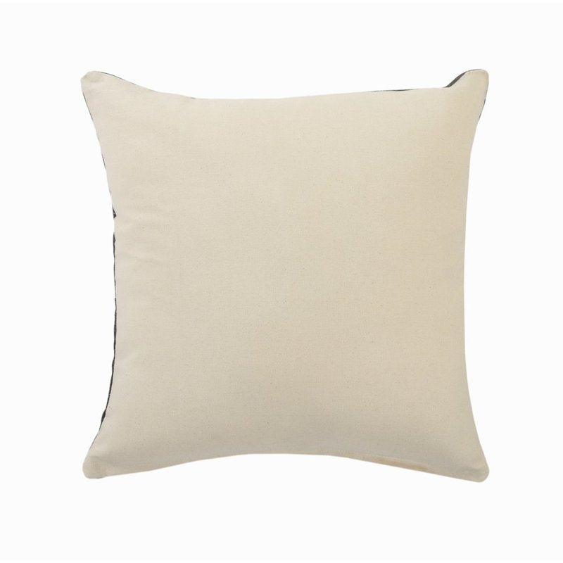Avant-garde Cotton Pillow Set of 2 - Black & Cream, 20 x 20 inches, Diamond Variation