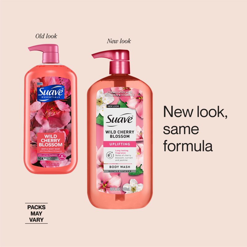 Wild Cherry Blossom Moisturizing Body Wash with Glycerin & Vitamin E