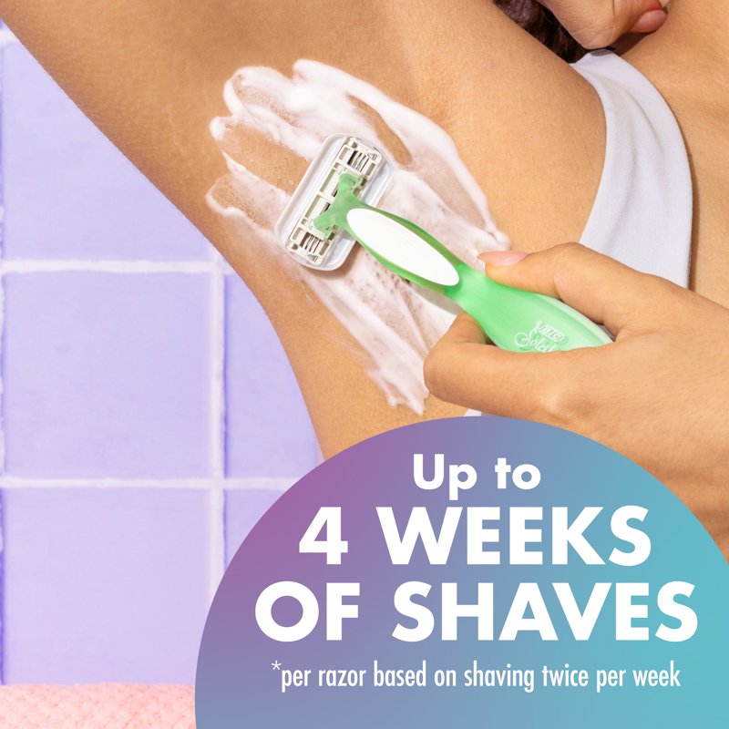 Disposable Women's Razors - 3 Blades with Comfort Shield