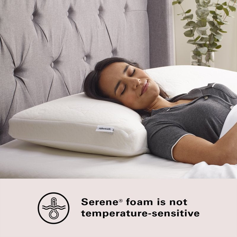 Allswell Serene Foam Pillow Set - 4 Pack, Firm Support, Standard/Queen Variation