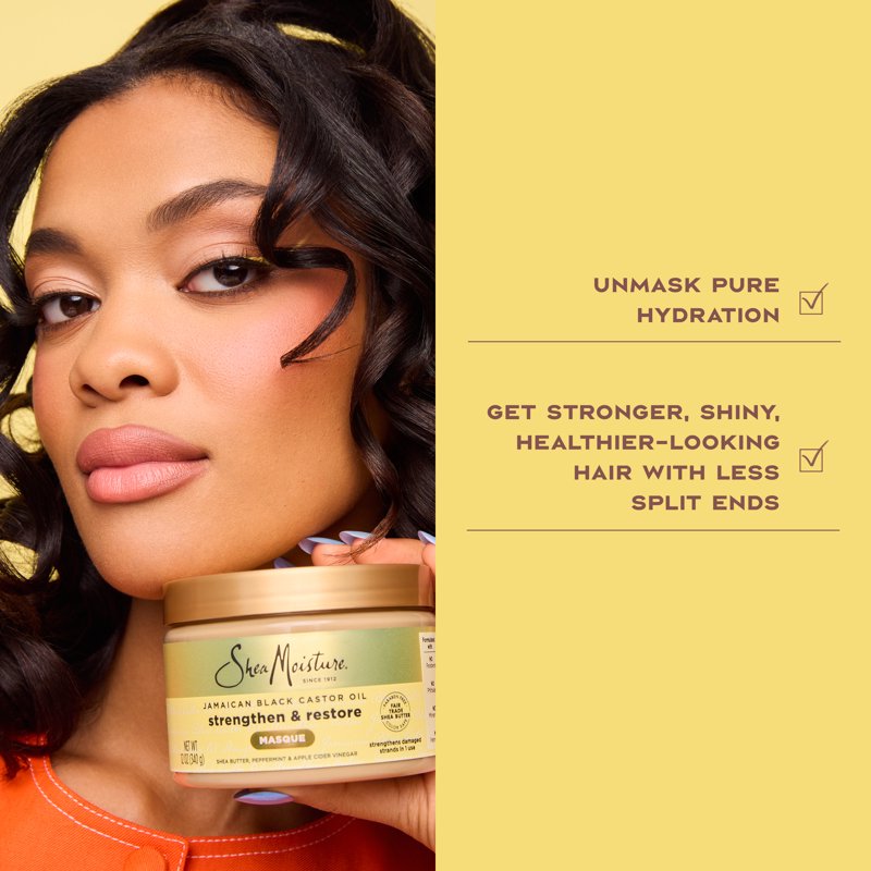 Jamaican Black Castor Oil Hair Treatment Masque for Damaged Dry Hair