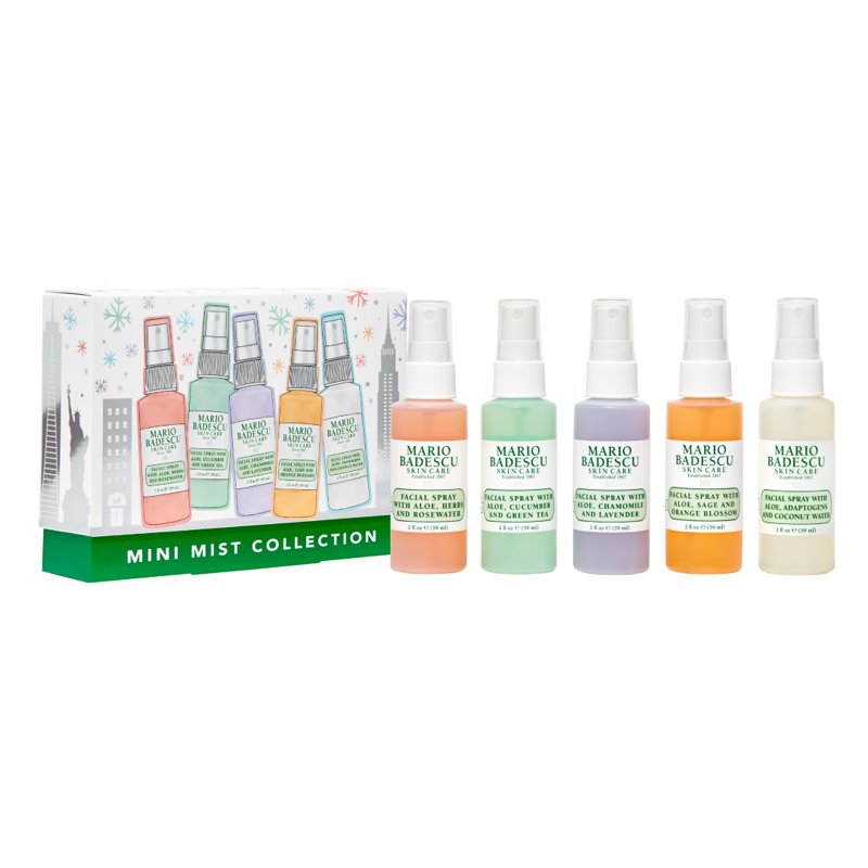 Hydrating Facial Mist Spray Collection - 5 Piece Travel Skin Care Set