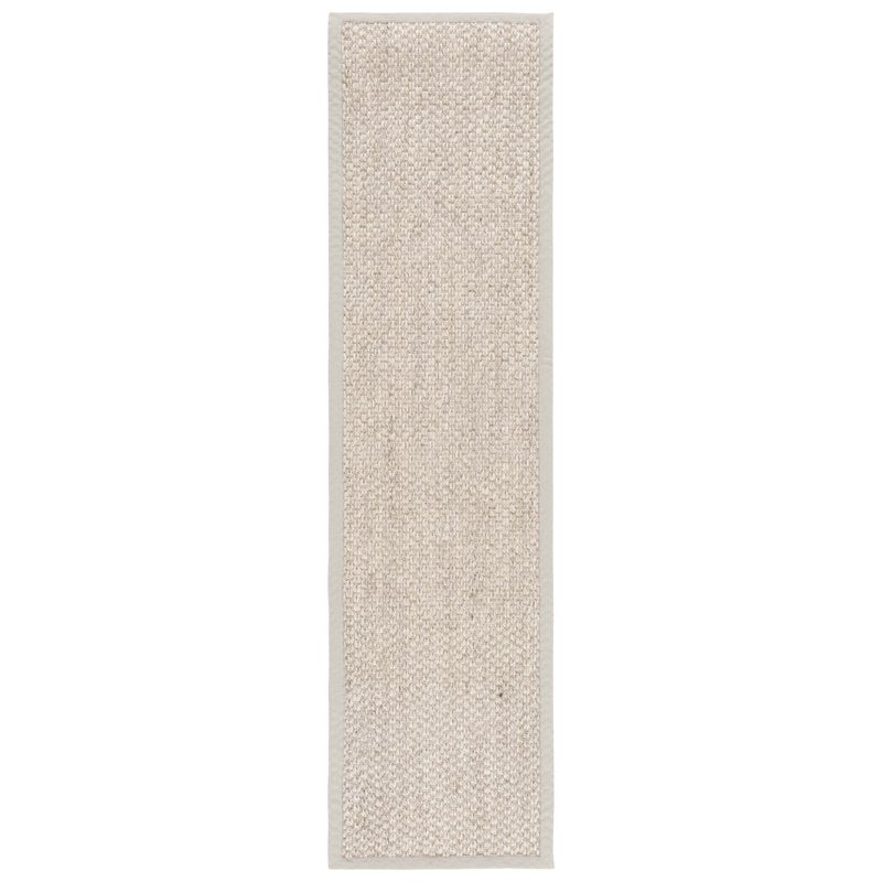 2' x 8' Natural Fiber Runner Rug - Marble Border Safavieh