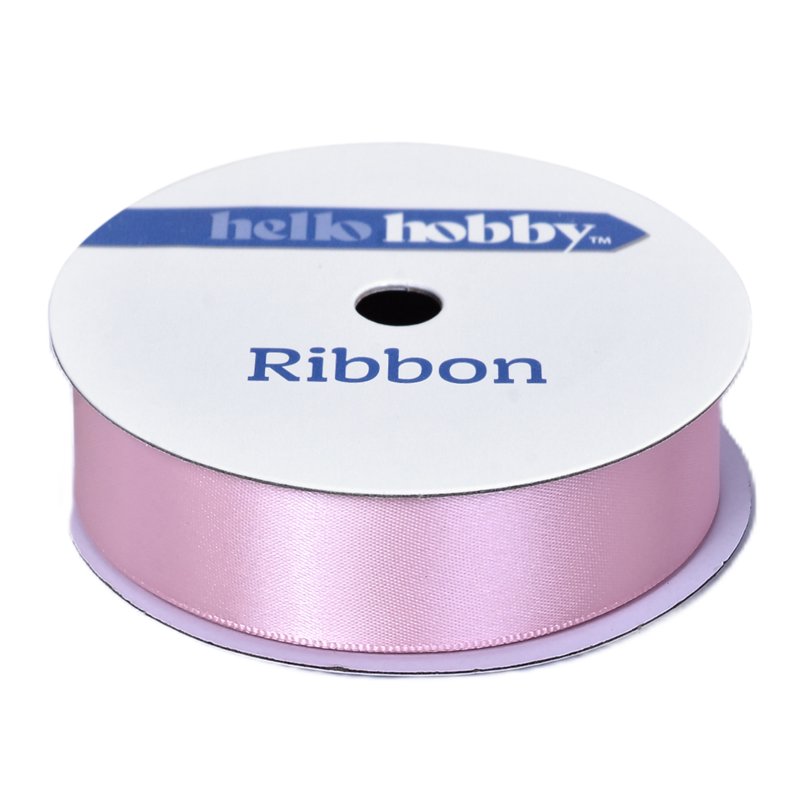 Pink Satin Ribbon 7/8 Inch Wide, 6 Yards for Gift Wrapping & Crafts