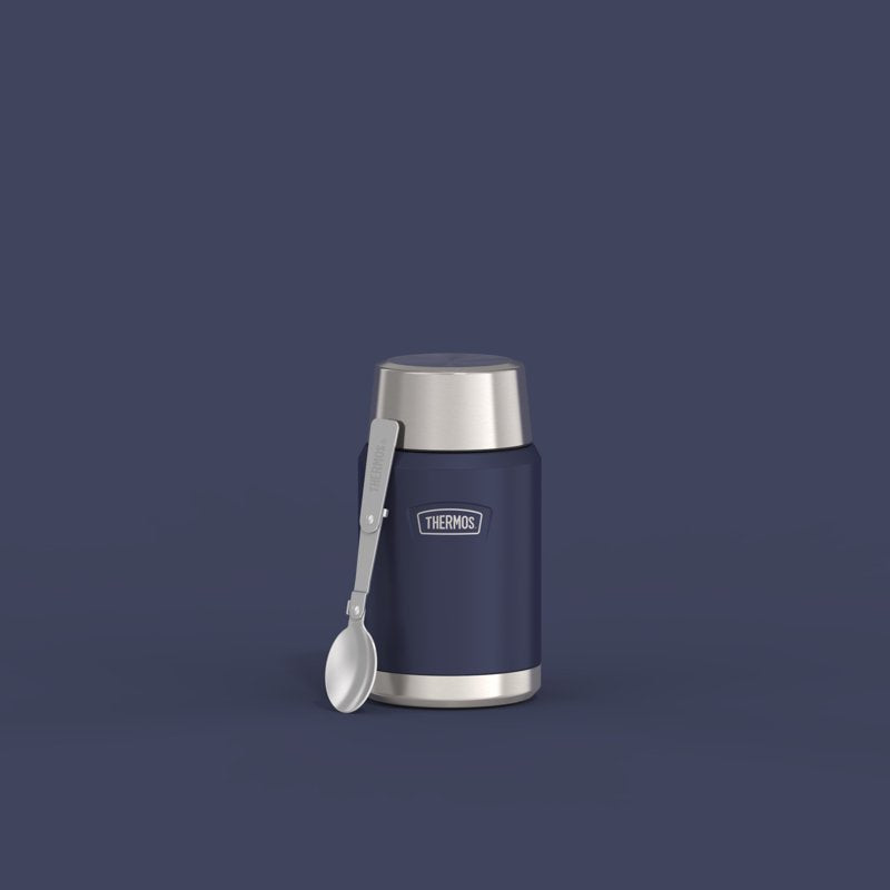 24oz Insulated Food Jar with Spoon - Mystical Navy