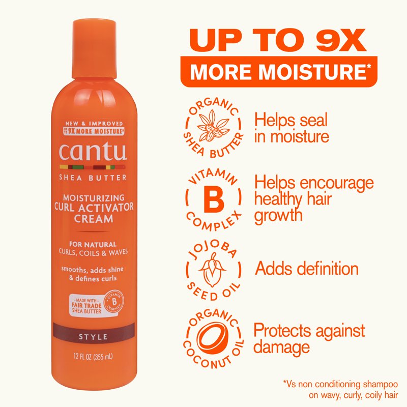 Moisturizing Curl Activator Cream with Shea Butter - 12 fl oz