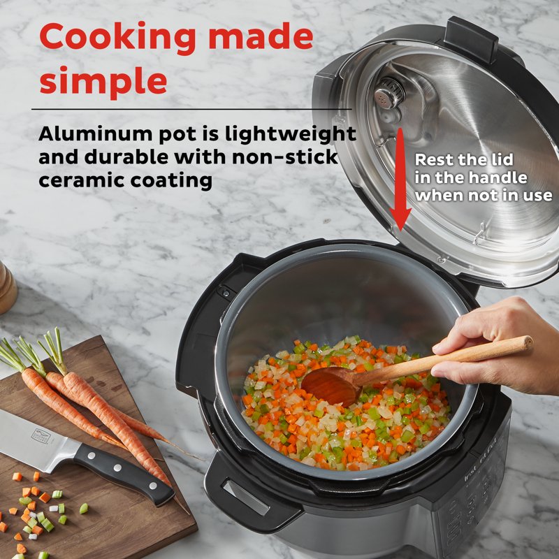 8Qt RIO Chef Series 7-in-1 Multi-Cooker - Black