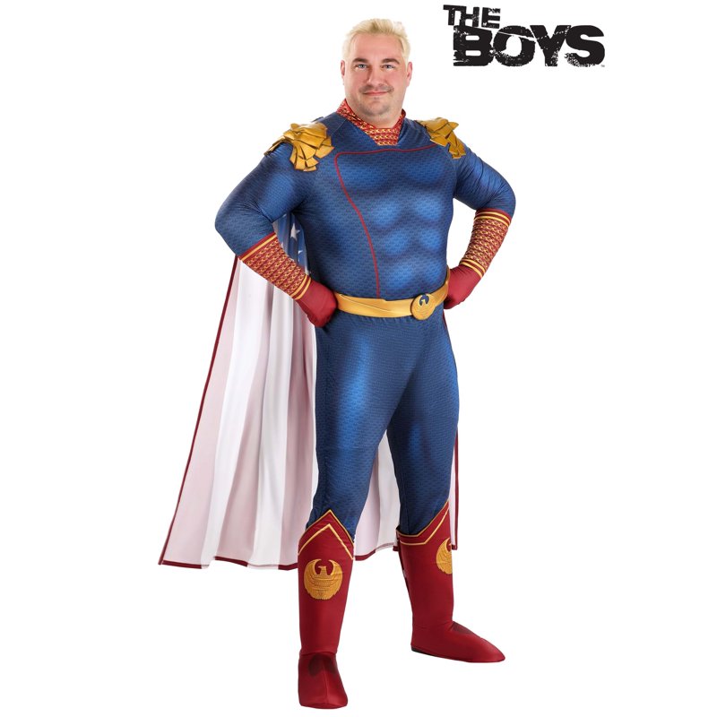 Plus Size Homelander Costume for Men 2X - The Boys Cosplay Outfit