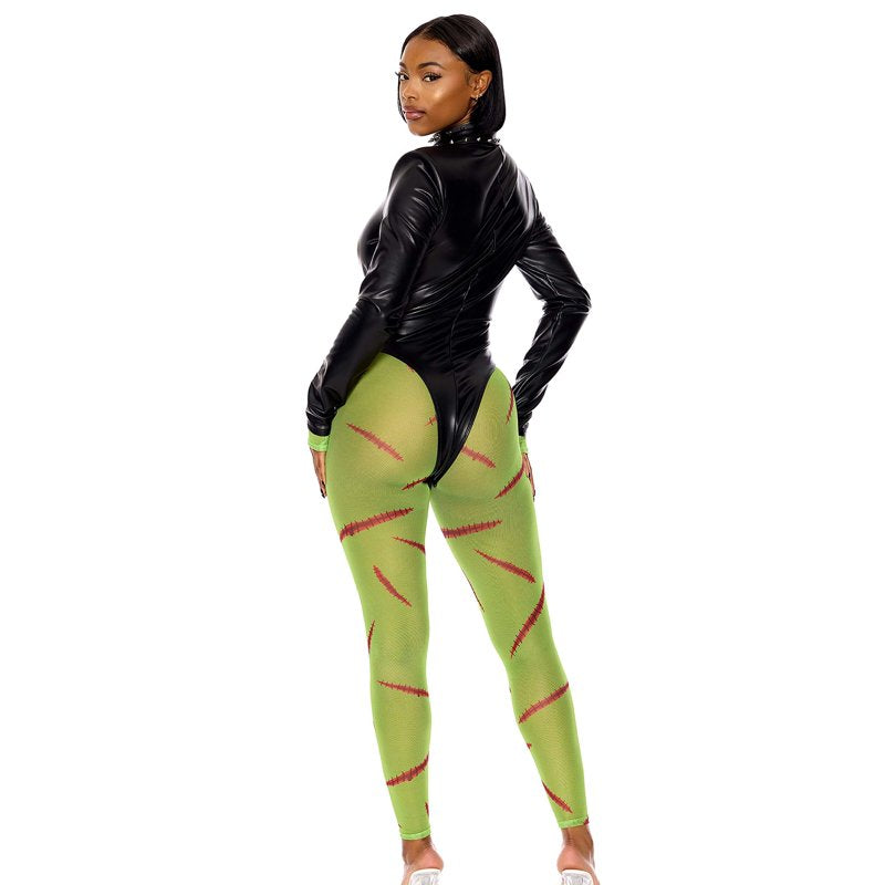 Women's Medium/Large Sexy Frankenstein Costume - Monster Themed Dress & Accessories