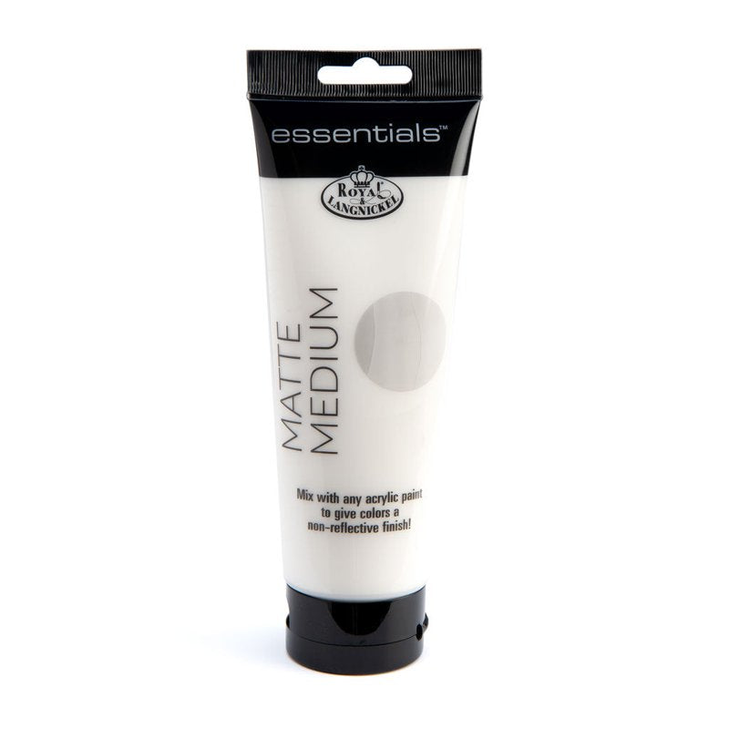 Matte Acrylic Paint Medium 250ml - 3 Pack for Artists & Crafts