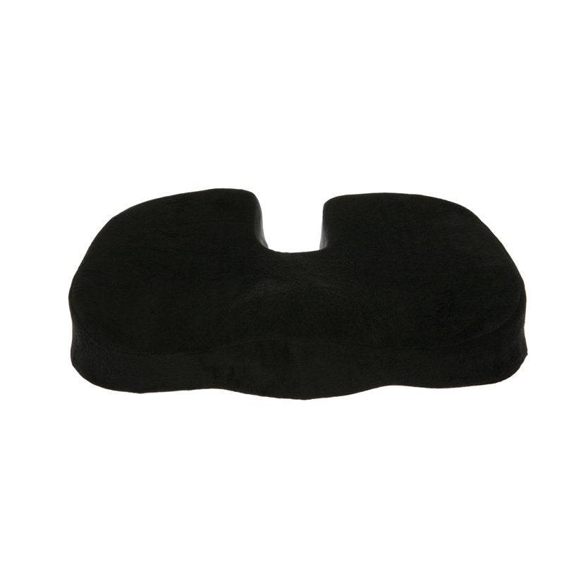 Coccyx Orthopedic Memory Foam Seat Cushion - Tailbone Support - Black
