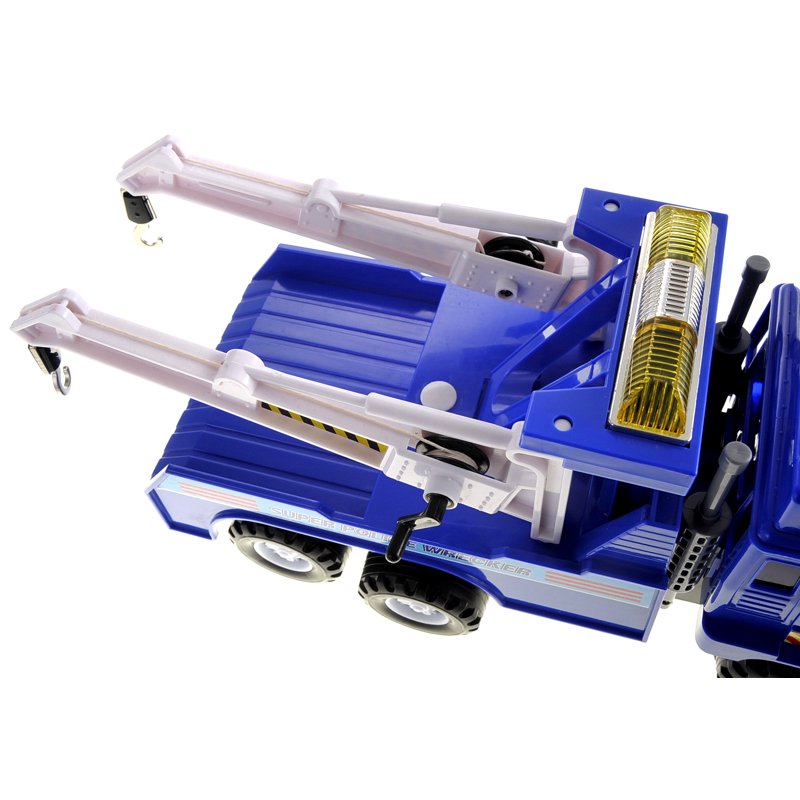 Heavy Duty Police Tow Truck Toy with Friction Power - Multicolor