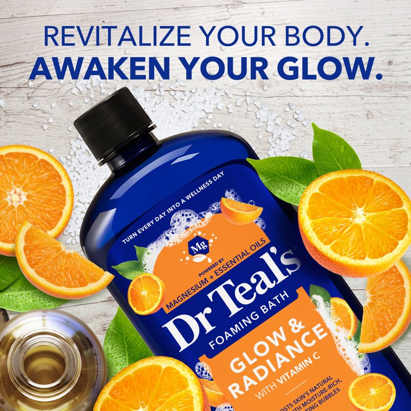 Glow & Radiance Foaming Bath with Vitamin C - 34 fl oz