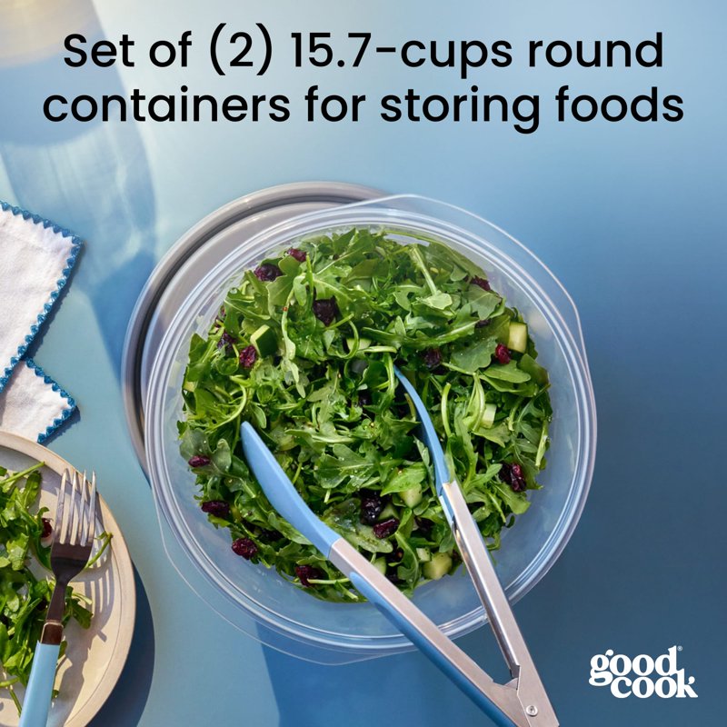 Extra Large Food Storage Containers - 15.7 Cups, 2 Pack