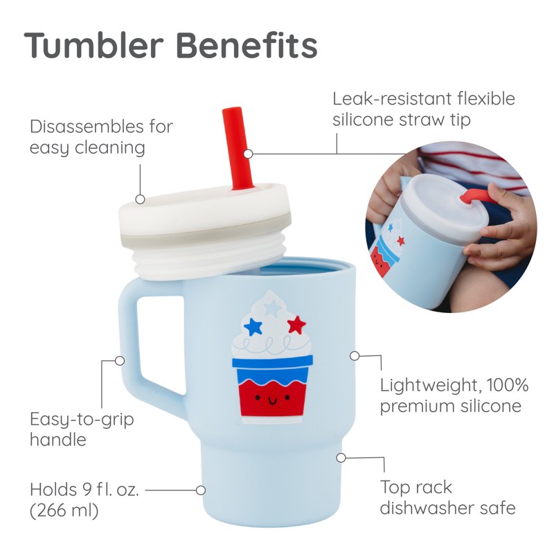 My 1st Tumbler Toddler Training Cup with Straw - Ice Cream
