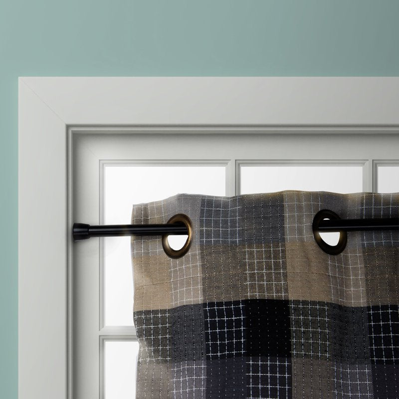 PlusCasa 22-36 Inch Adjustable Shower Curtain Rod Black - Variation of THIS listing