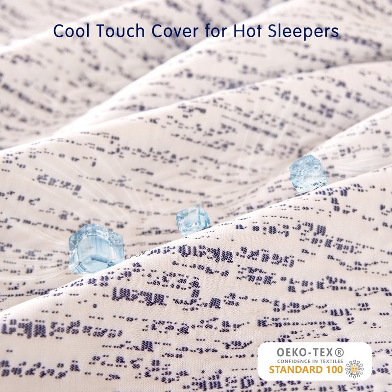 Twin XL Gel Memory Foam Mattress Topper - Plush, Cooling, 4 Inch, Non-Slip & Washable Cover