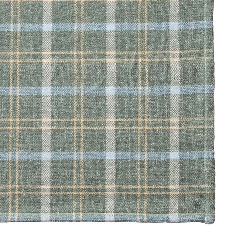 Better Homes & Gardens Woven Chenille Plaid Throw Blanket - Green River, 50 x 72 Inches
