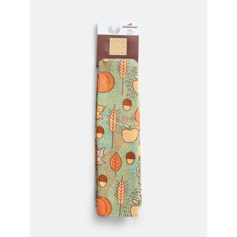 Halloween Women's Harvest Patch Bandana - Sage One Size