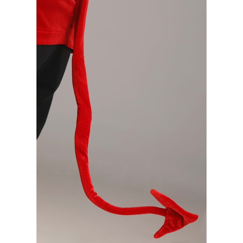 Men's Plus Size Devil Costume 3X Charismatic Horns & Tail