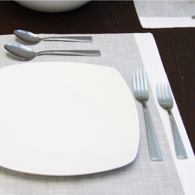 20-Piece Stainless Steel Flatware Set with Tumble Finish