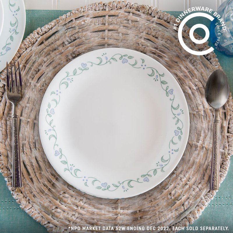8.5" Salad Plates Set of 6 - Country Cottage Design