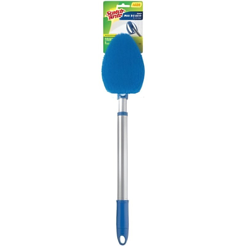 (3 Pack) Bath Scrubber for Soap Scum & Water Spots - Nonscratch Cleaning Tool - Long-Lasting & Extendable Up to 2 Feet - Scotch-Brite Variation of THIS listing