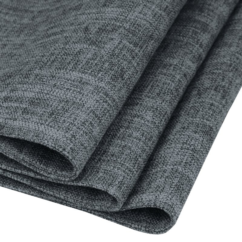 Solid Color Table Runner - Black, 12" x 71" Linen Banner