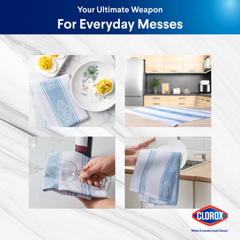 Cotton Kitchen Towel - 15" x 25" Blue - Single Pack