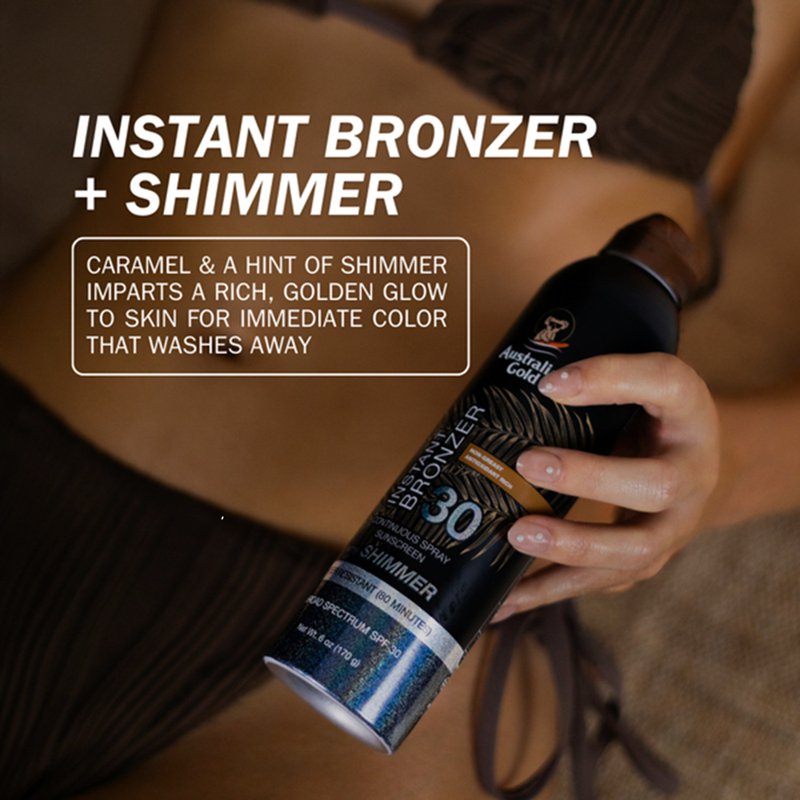 Continuous Spray Bronzer with Shimmer, SPF 30 - 6 oz