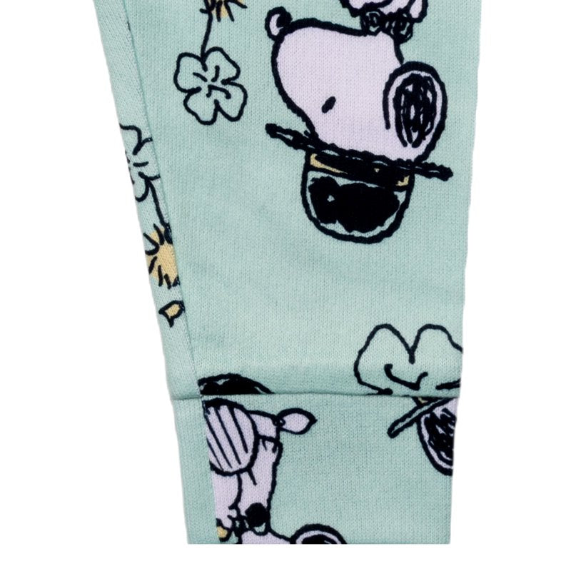 Peanuts Girls' 2-Piece St. Patrick's Day Pajama Set - Sizes 4-10, Variation of Peanuts, 4