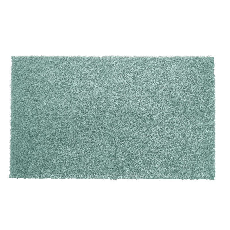 Ultra Soft Polyester Rug - 20x34 Inch Green River Non-Slip Floor Mat