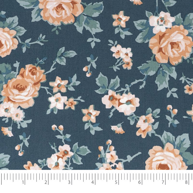 (2 Pack) Floral Cotton Fabric - 1 Yard Cut for Quilting & Sewing - Waverly Inspirations
