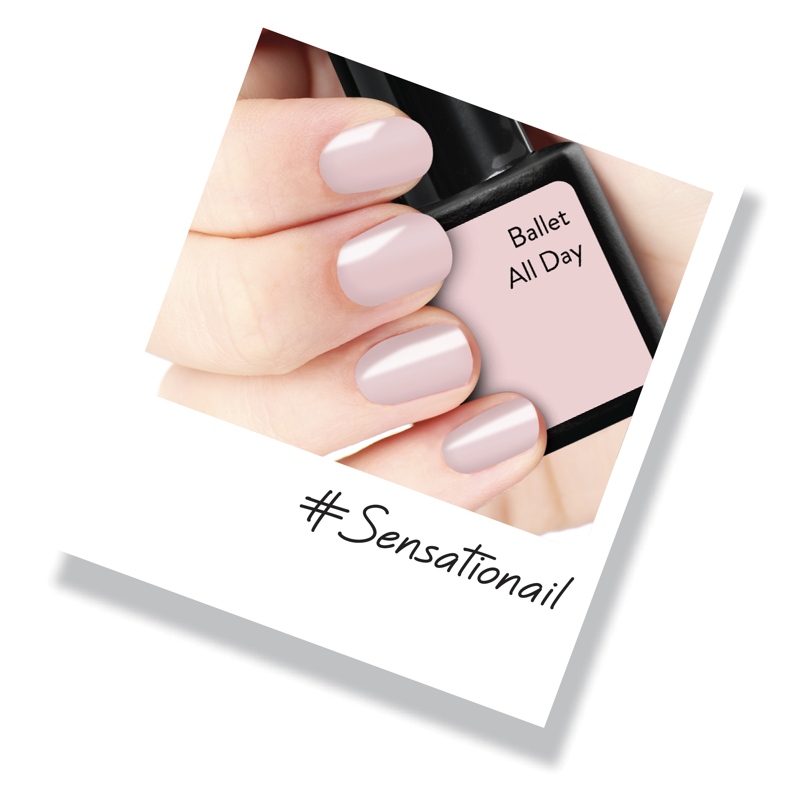 Gel Nail Polish - Ballet All Day Pink - 0.25 fl oz Long-Lasting Gloss Finish