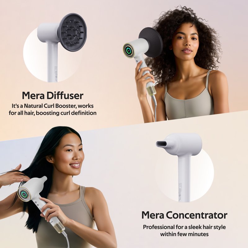 High-Speed Bi-Ionic Hair Dryer with Aromatherapy - Multiple Colors