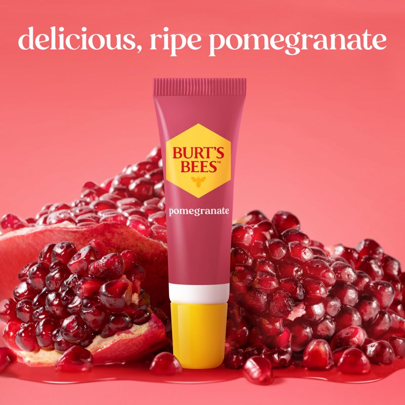 24-Hour Hydrating Pomegranate Lip Balm - 100% Natural Moisturizing Formula