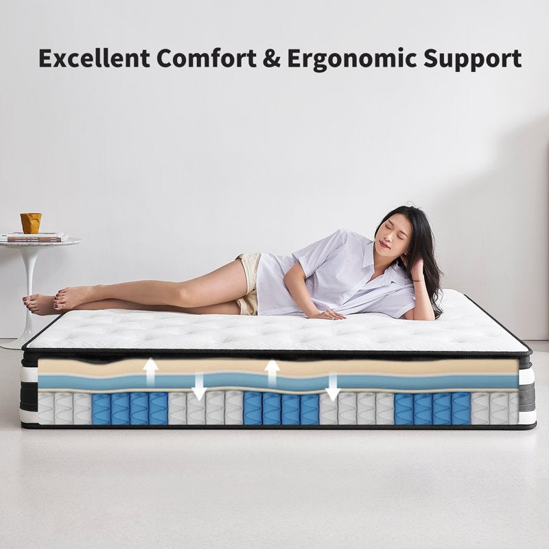 Round Storage Ottoman Set of 2 - Light Grey Footstools & End Table