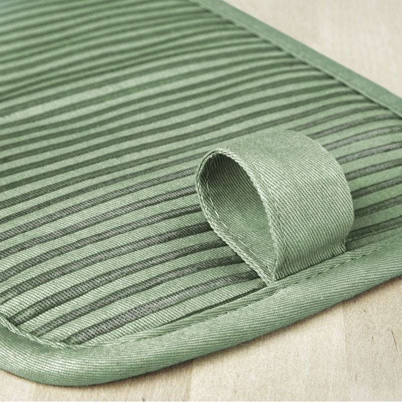 Heat Resistant Pot Holder Set - Pistachio/Graphite Green, 2-Pack