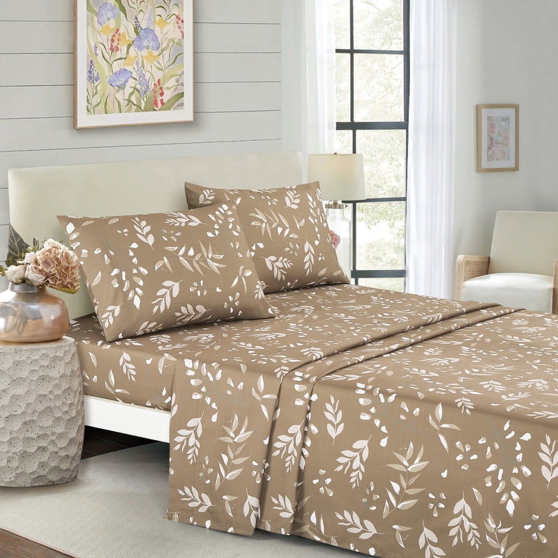 Full 7-Piece Reversible Comforter Set - Soft Microfiber Bedding for All-Season Luxury