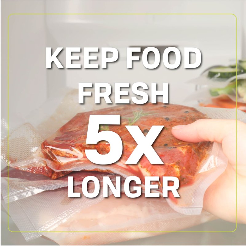 Vacuum Sealer Bag Rolls - 11" x 20' BPA-Free, 2-Pack