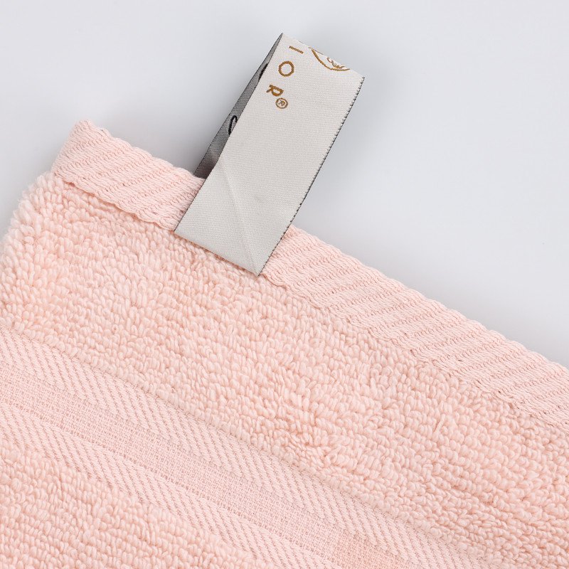 Peach Cotton Hand Towel Set - 6 Soft, Quick Dry Zero Twist Towels for Bathroom