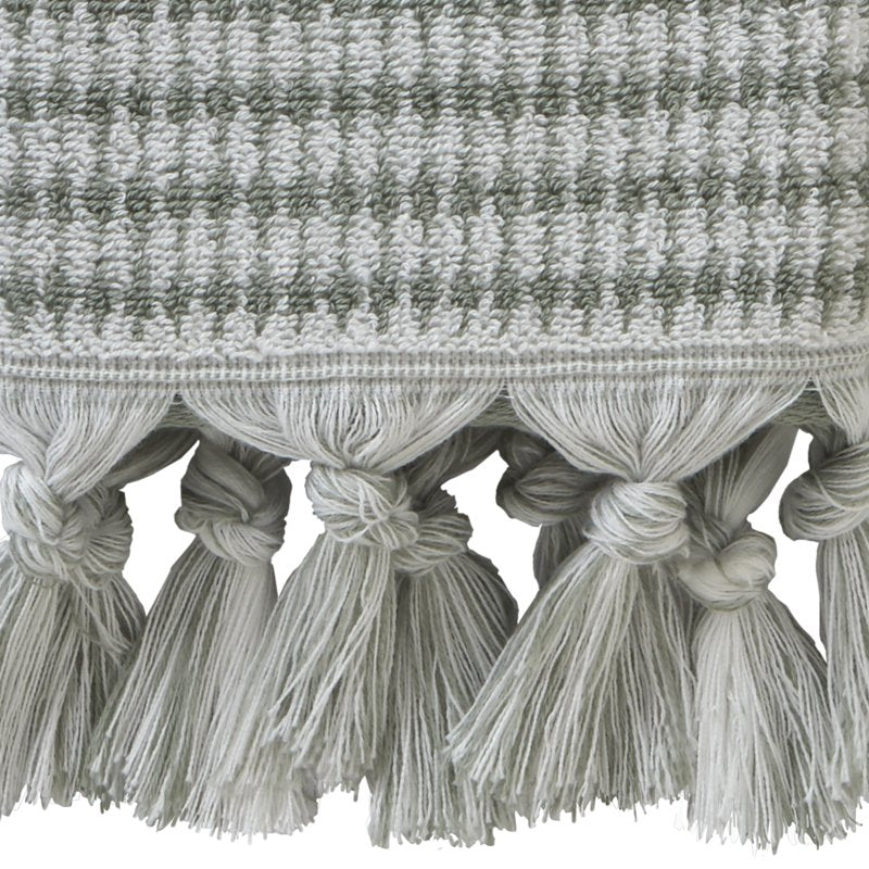Longborough Hand Towels Set - 2 Pack Turkish Cotton Sage Bathroom Accessories