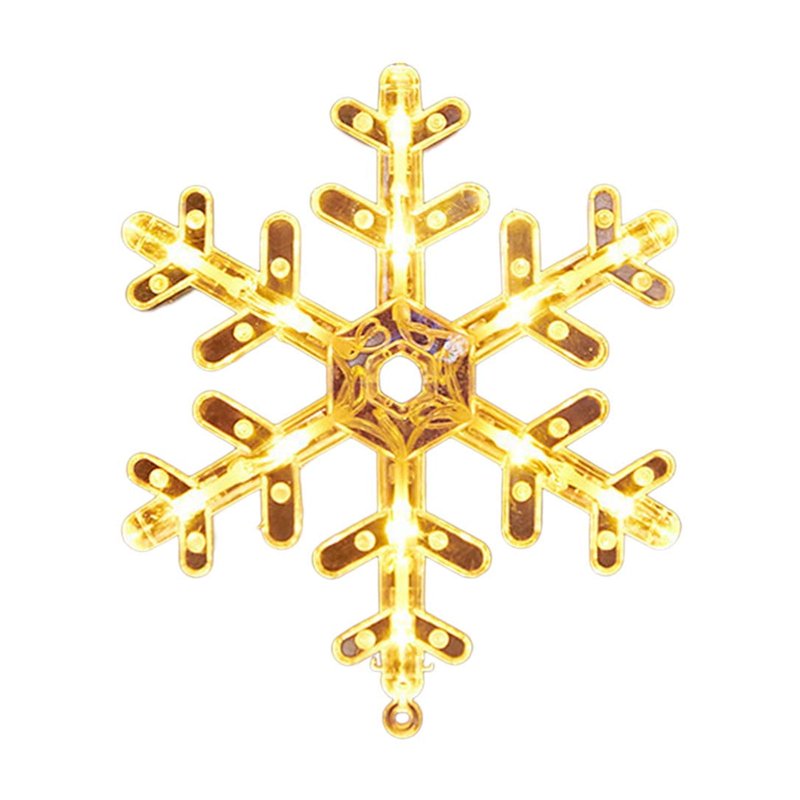 Christmas Window Lights with Suction Cups - Warm White LED Snowman & Tree - White C
