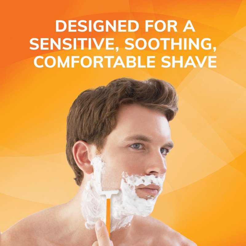 Disposable Razors for Sensitive Skin - 12 Count Pack
