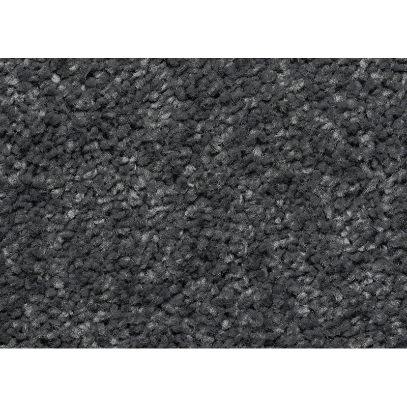 Washable Bathroom Rug 6' x 9' Cinder Gray Polypropylene Carpet - Garland